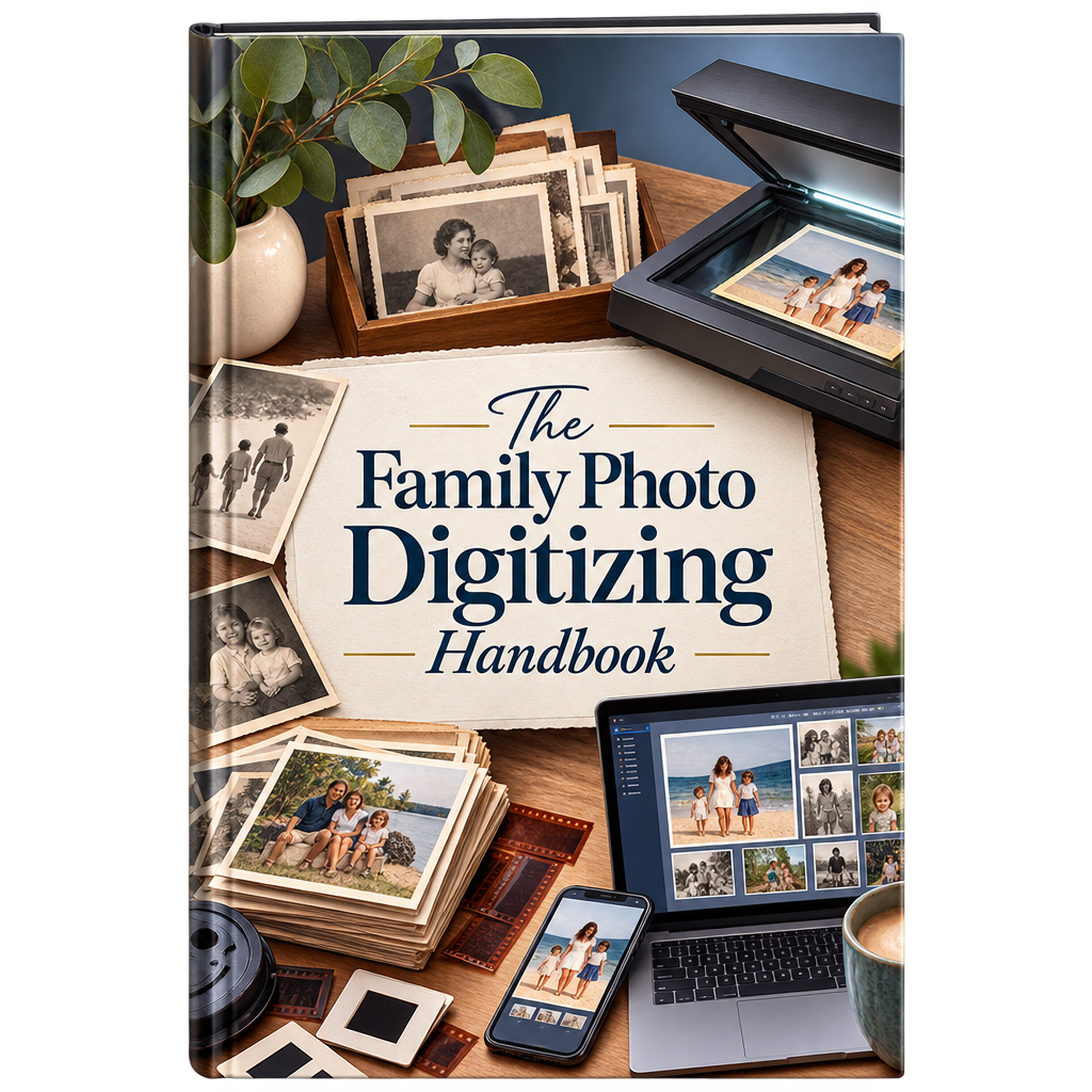 The Family Photo Digitizing Handbook ebook cover