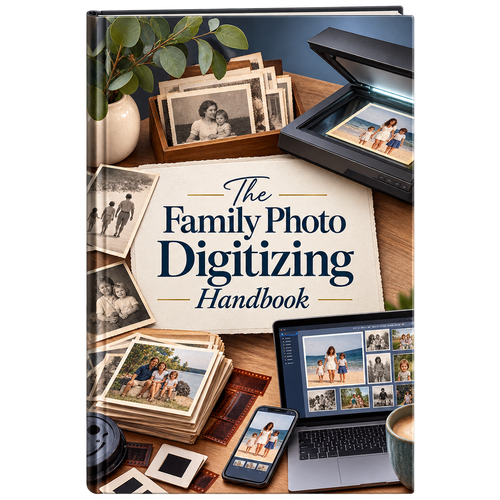 The Family Photo Digitizing Handbook ebook cover